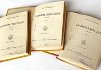 Шматтомнае польскае выданне раману «Агнём і мячом» 1939 года