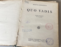 «Quo Vadis» - самы знакаміты раман Сянкевіча