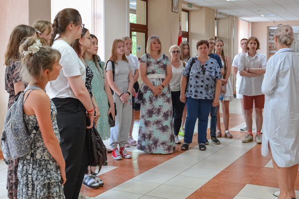
Встреча с учащимися Витебского района