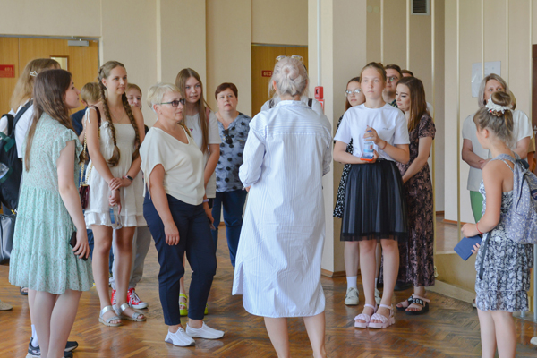 
Встреча с учащимися Витебского района