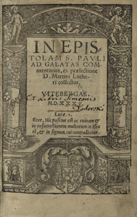 Книги Мартина Лютера в фондах ЦНБ НАН Беларуси