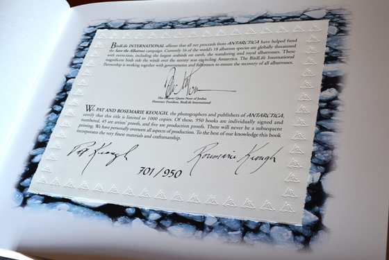 Лимитированное издание книги «ANTARCTICA»