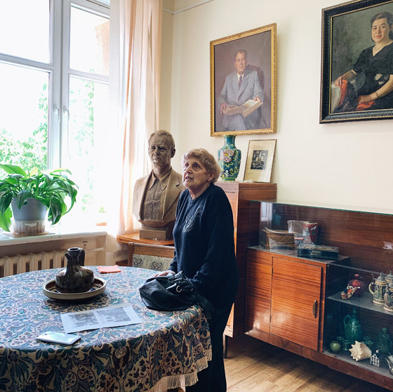 Цёплая сустрэча з дачкой Пятра Глебкі – Ларысай Пятроўнай