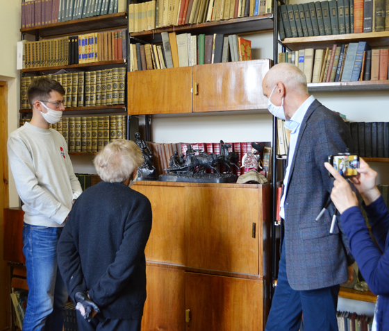 Цёплая сустрэча з дачкой Пятра Глебкі – Ларысай Пятроўнай