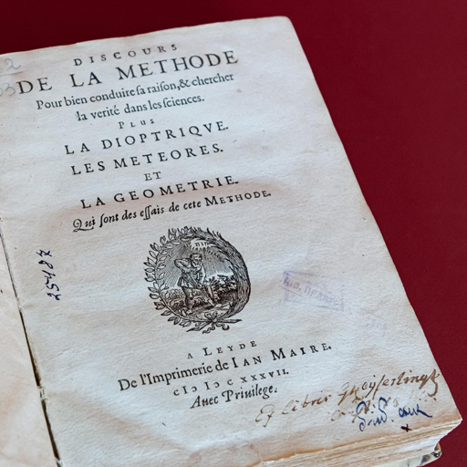 Выданне Рэнэ Дэкарта “Discours sur la methode” 1637 г.