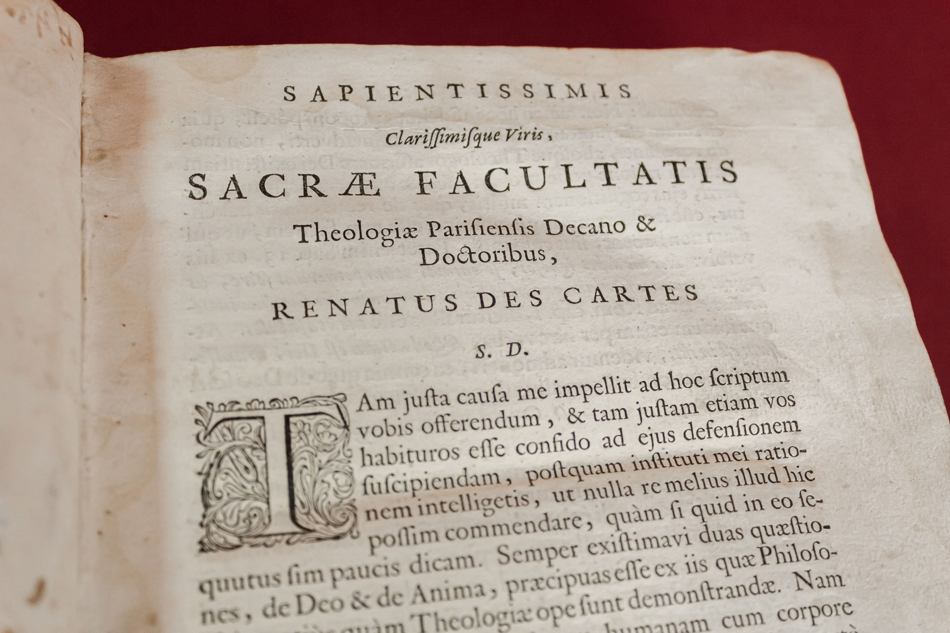 Рэнэ Дэкарт, “Meditationes de prima philosophia, in quibus dei existentia, et animae humanae a corpore distinctio, demonstratntur”