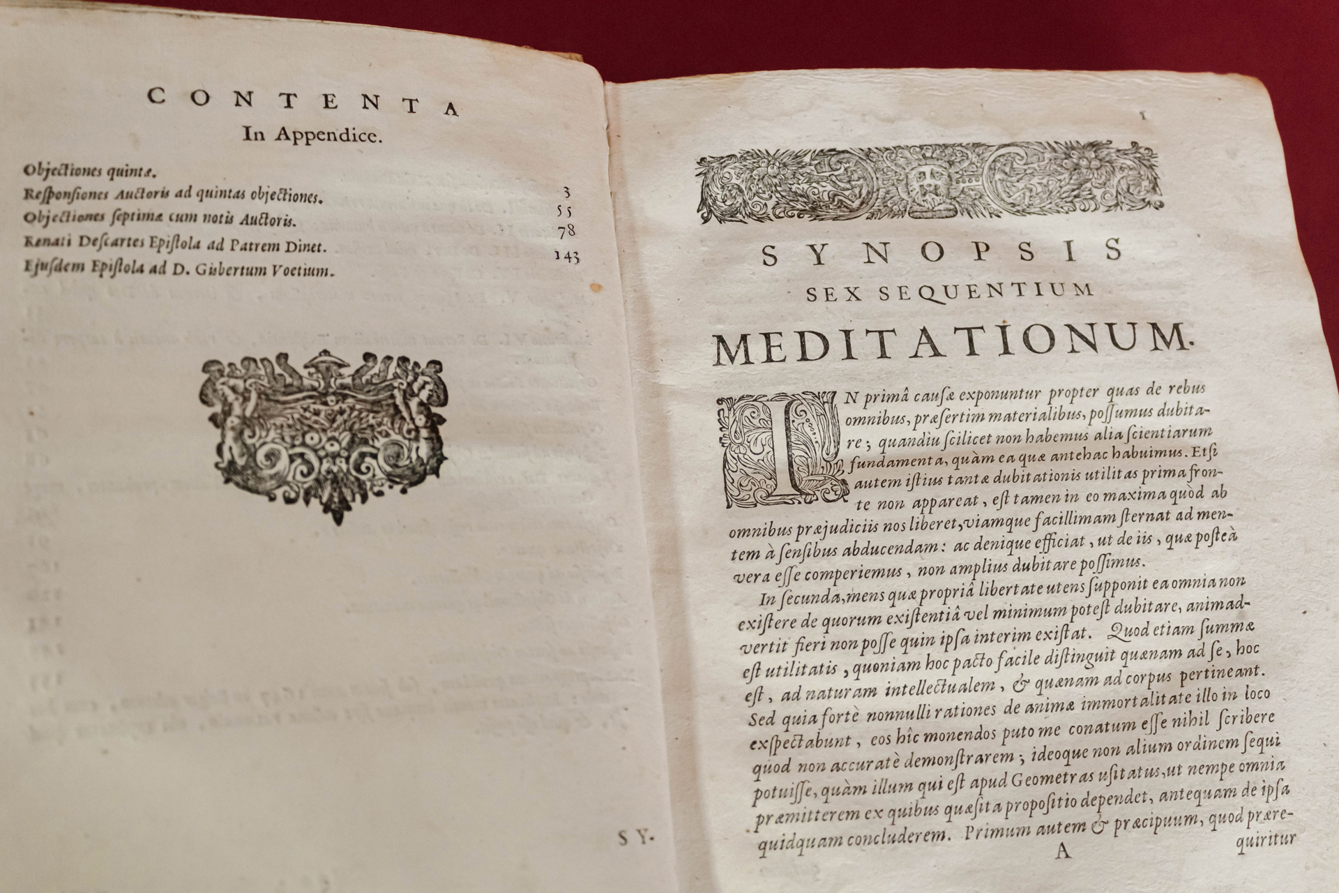 Рэнэ Дэкарт, “Meditationes de prima philosophia, in quibus dei existentia, et animae humanae a corpore distinctio, demonstratntur”