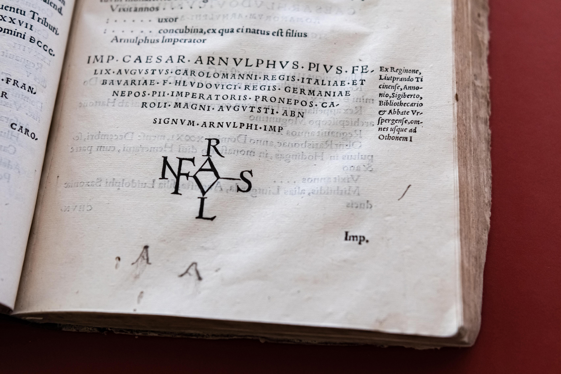 «Romanorum principum et eorum quorum maxima in Italia imperia everunt»