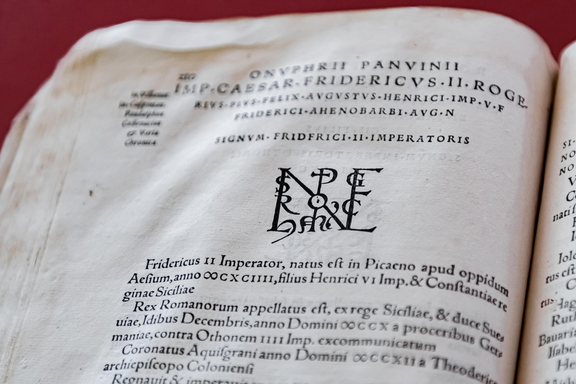 «Romanorum principum et eorum quorum maxima in Italia imperia everunt»