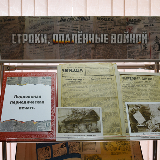 Выставка книжных изданий «Строки, опаленные войной»