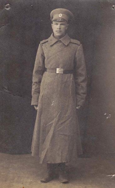 К. Крапива – солдат русской армии. 1915 г.