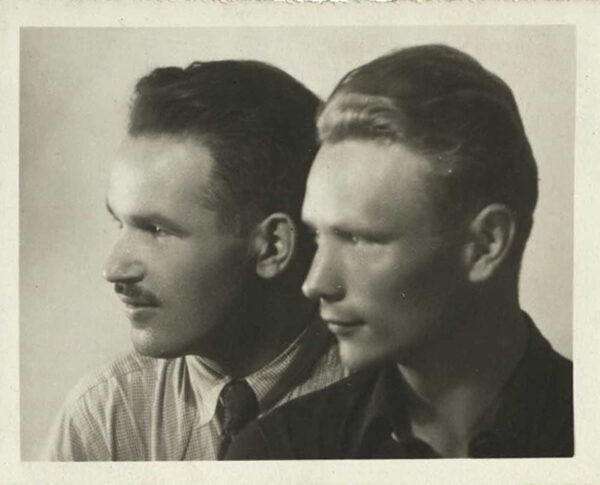 Янка Шутович и Максим Танк. 1939 г.