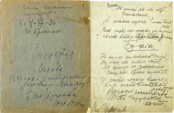 Материалы, отложившиеся в процессе творческой деятельности Е. Пфляумбаум