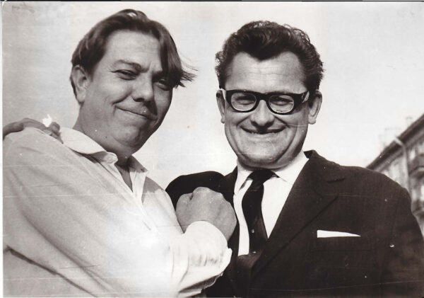 В. Короткевич с В. Жидлицким. 1968 г.