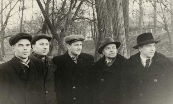 С белорусскими писателями. 1948 г.