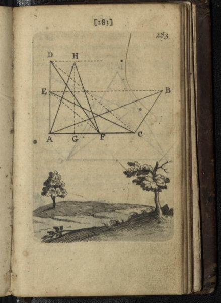 «Прыёмы цыркуля і лінейкі», 1709 г.
