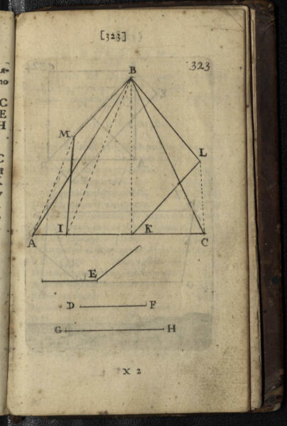 «Прыёмы цыркуля і лінейкі», 1709 г.