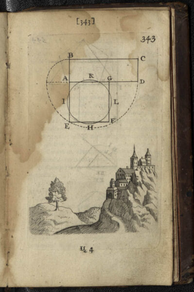 «Прыёмы цыркуля і лінейкі», 1709 г.