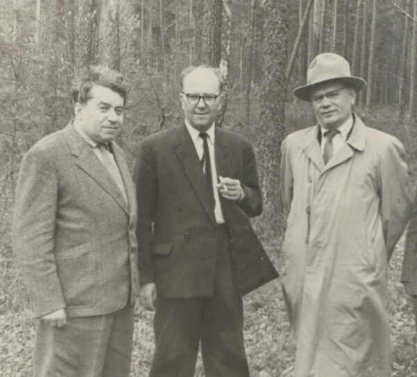 С. Александрович, Я. Козеко, В. Витка. 1961 г.