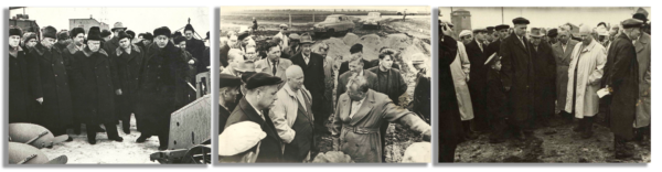 На показе Н.С. Хрущеву новой сельскохозяйственной техники. [1949–1958 гг.] 