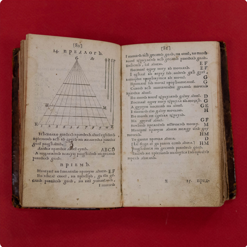 Приёмы циркуля и линейки, или избраннейшее начало в математических искусствах