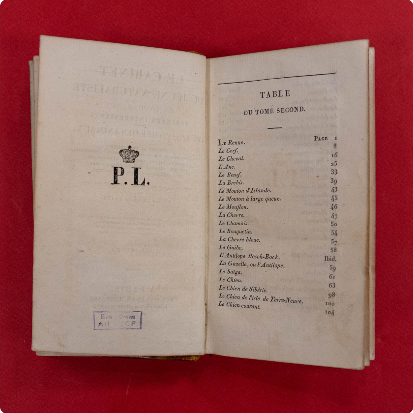 «Le cabinet du jeune naturaliste ou Tableaux intéressants de l'histoire des animaux»