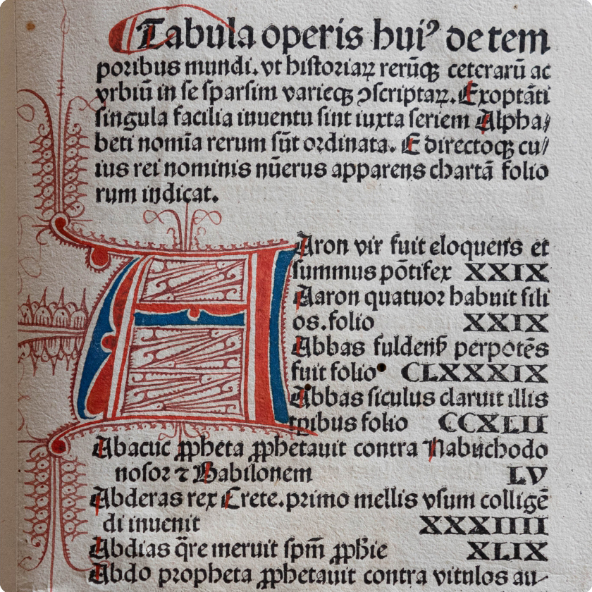 «Всемирная хроника» Хартман Шедель